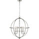 Artemis 5 Light 24 inch Matte Black Chandelier Ceiling Light